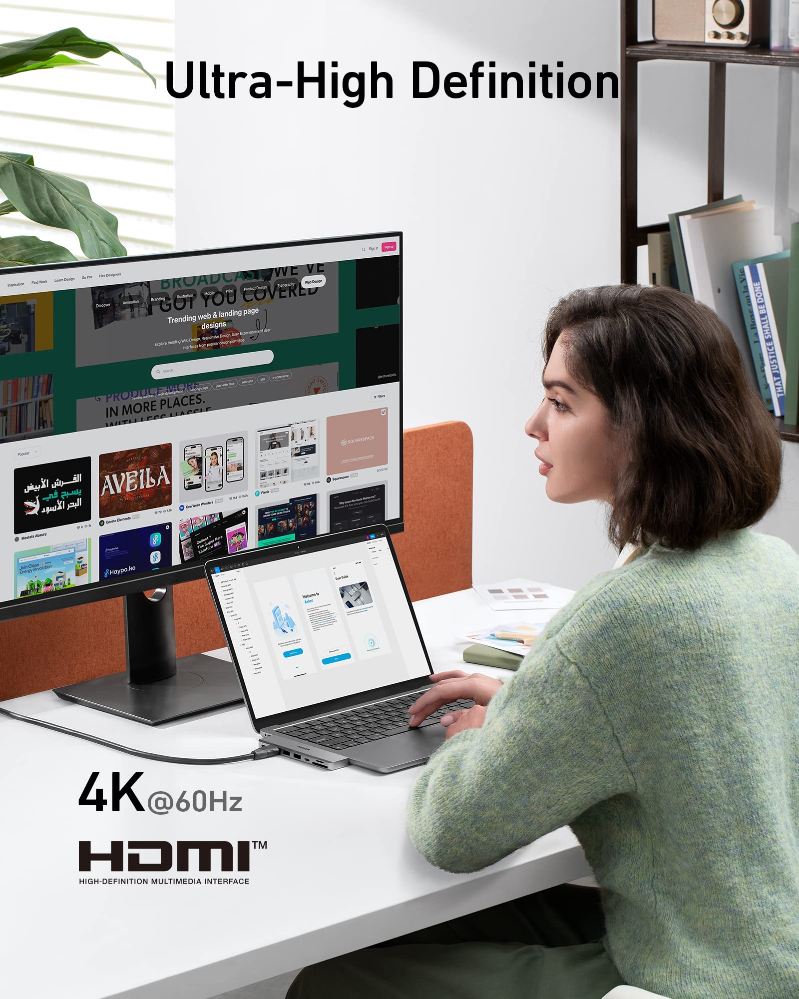 Anker <b>547</b> USB-C Hub (7-in-2, for MacBook)