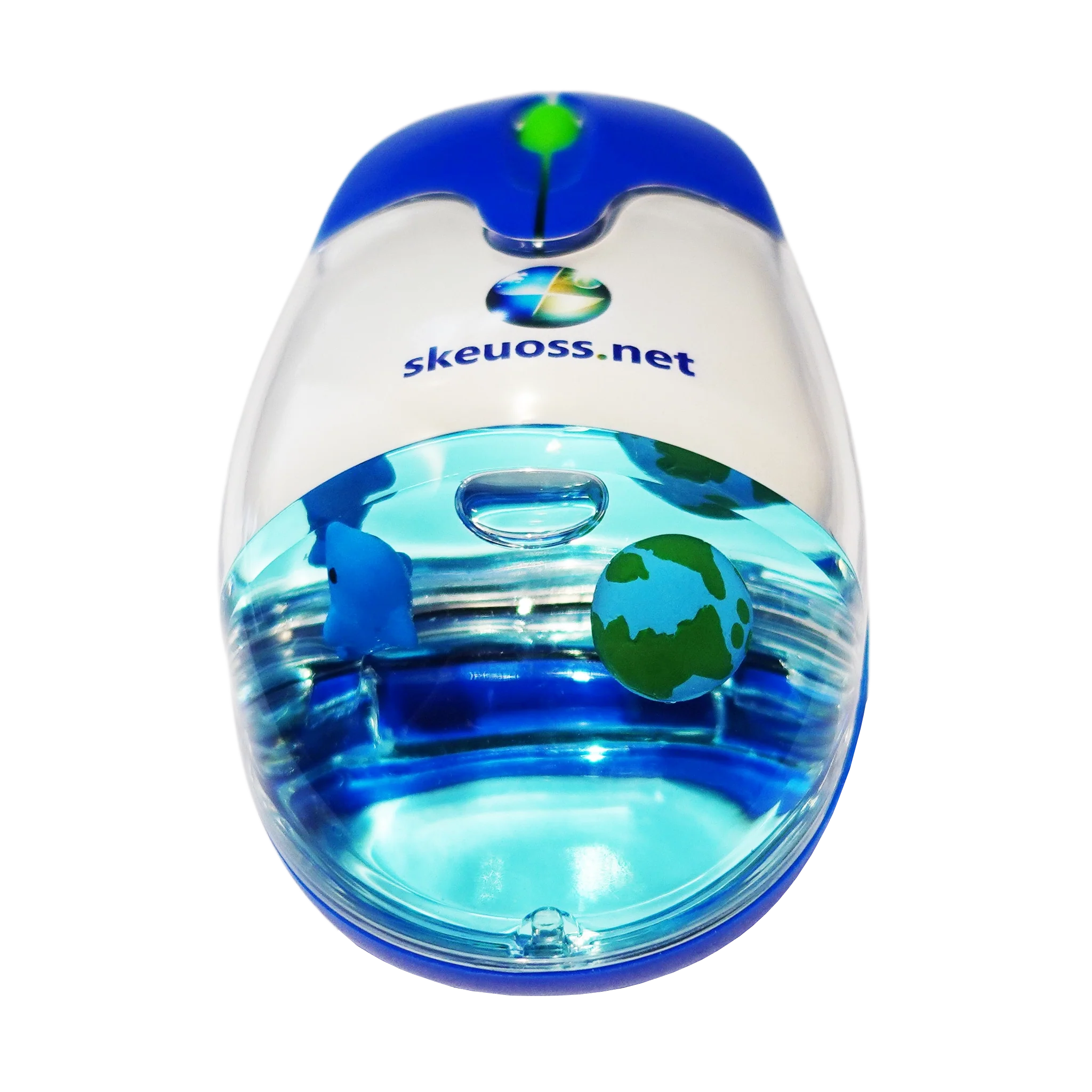 Skeuoss Frutiger Aero Aqua Liquid Mouse - Blue