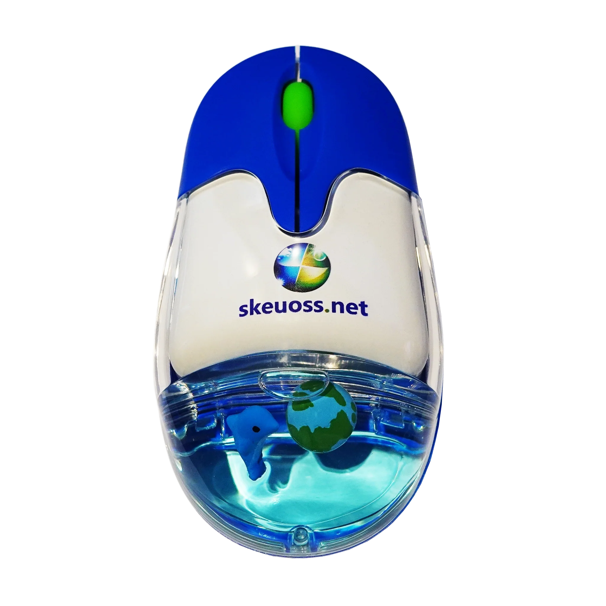Skeuoss Frutiger Aero Aqua Liquid Mouse - Blue
